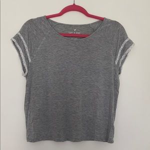 american eagle gray short sleeve